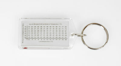 BasicNature Schlüsselanhänger Thermometer